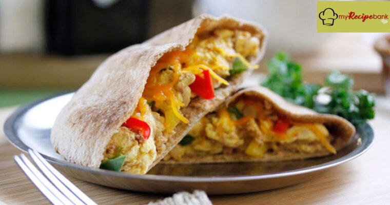 Mediterranean Breakfast Pita Pocket Recipe