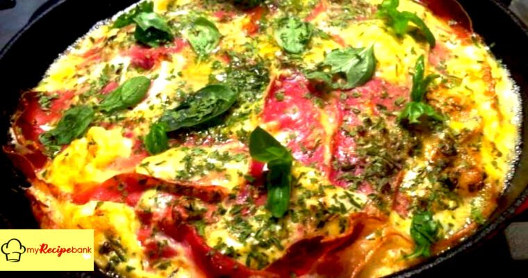 Italian Frittata with Prosciutto and Sun-Dried Tomatoes Recipe