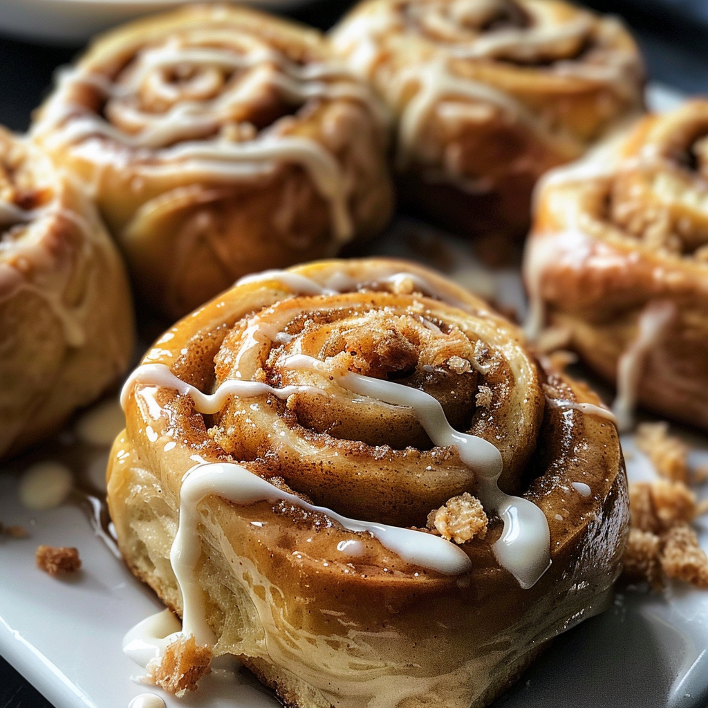 Apple Cinnamon Rolls with Cream Cheese Frosting