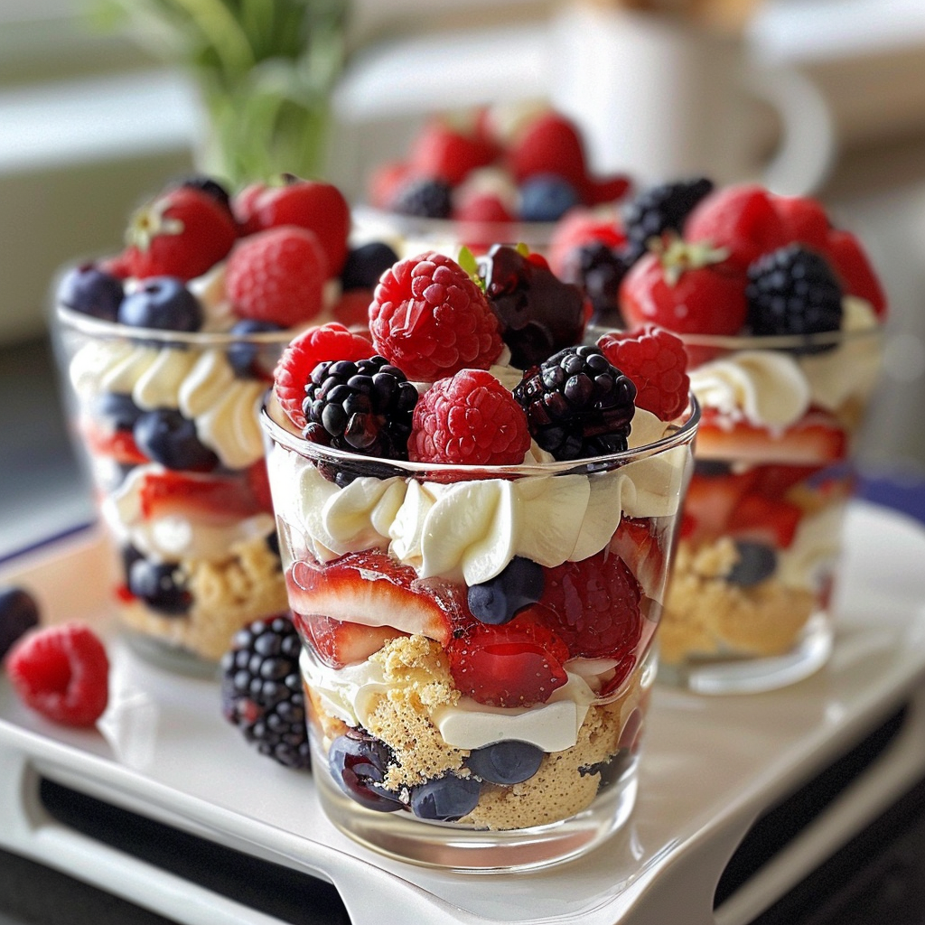 Berry Trifle Cups