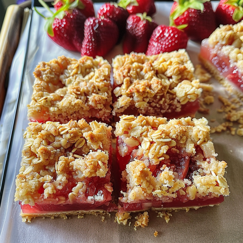 Gluten-free rhubarb bars recipe