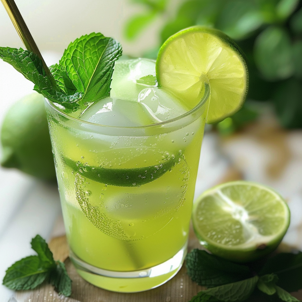Lime mint agua fresca recipe
