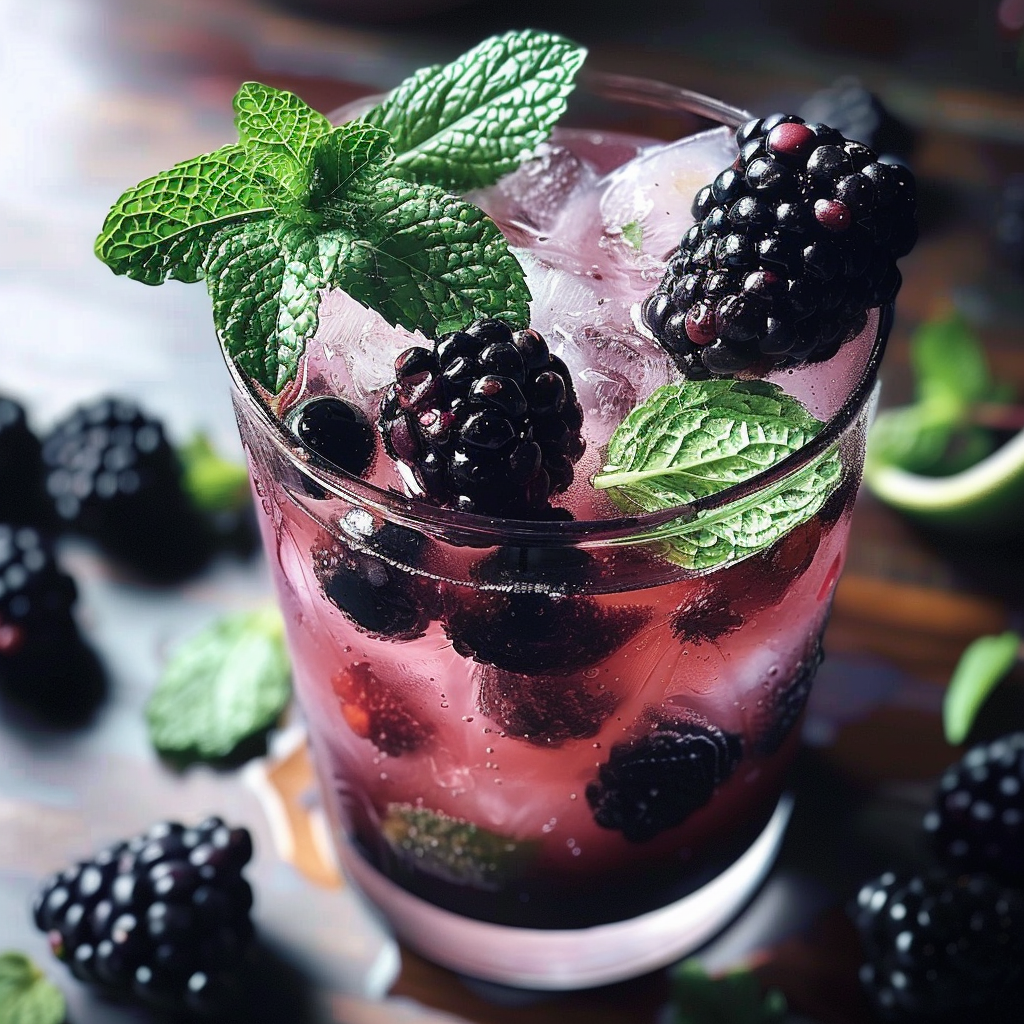 Blackberry Mint Cooler