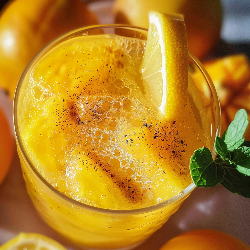 Sparkling Mango Lemonade