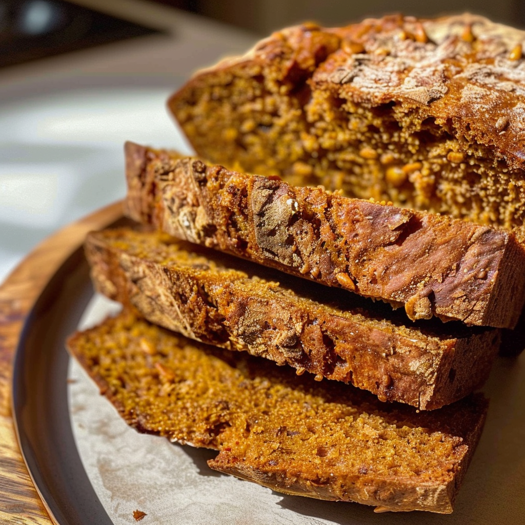 Sourdough Ginger Pumpkin Bread